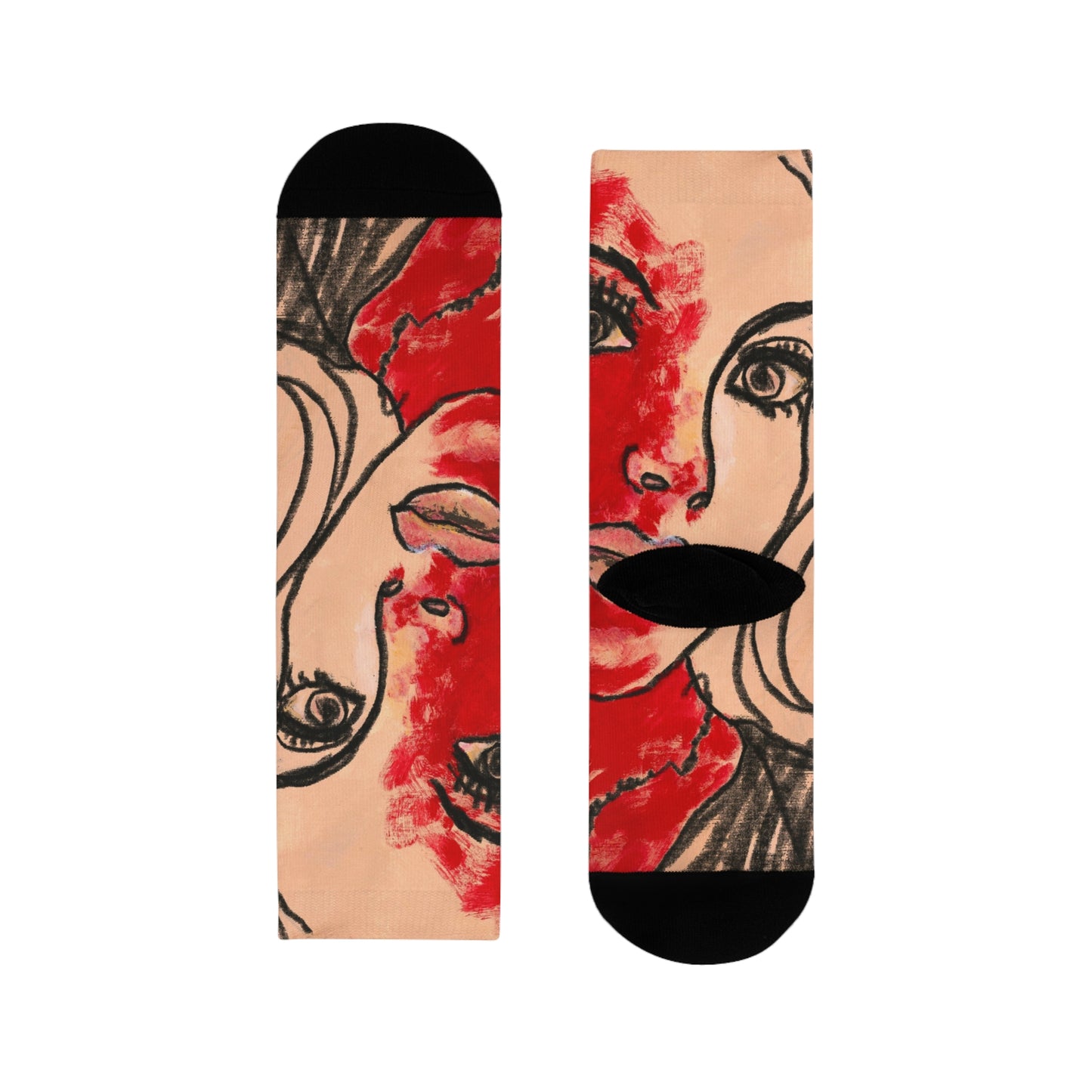 Sublimation Crew Socks (EU) - Motiv: Christina 2