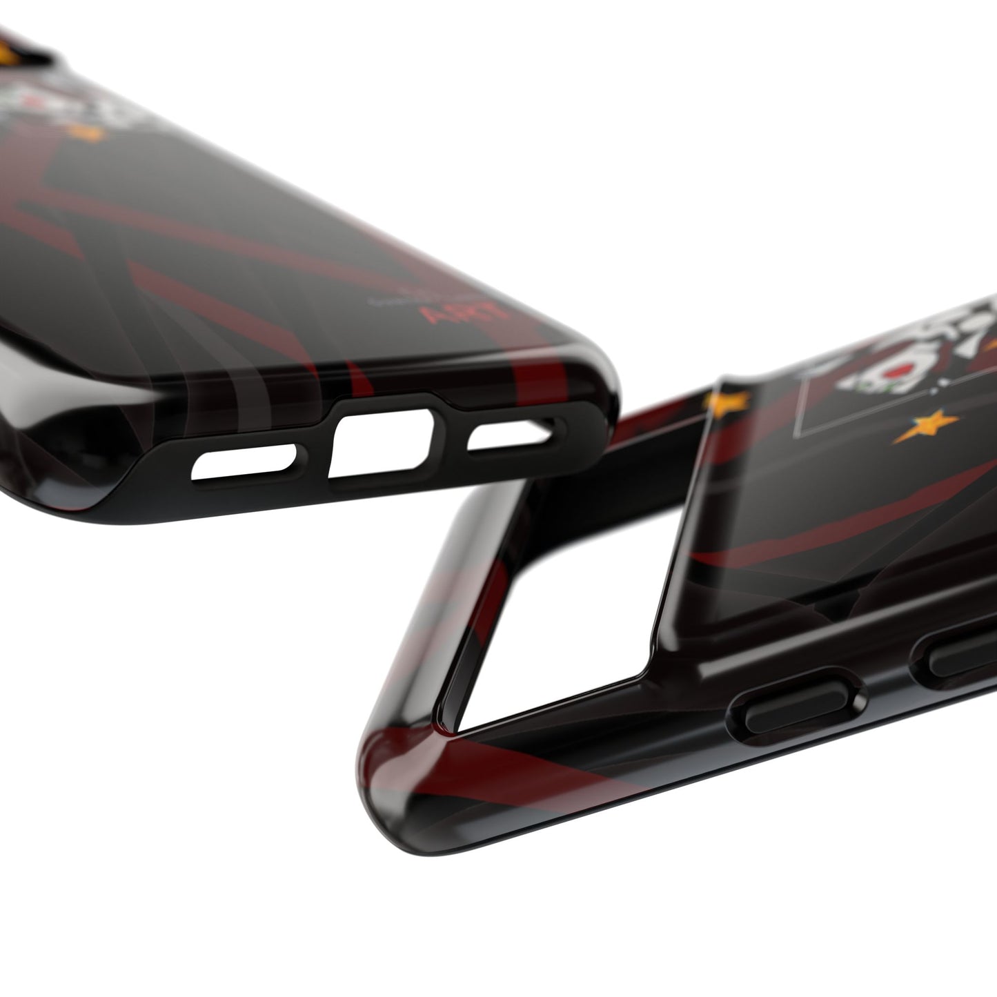 Tough Cases - Google Pixel - Samsung Galaxy - Motiv:  "Miau" klein H 8 cm, Sternenhimmel, Mikado3