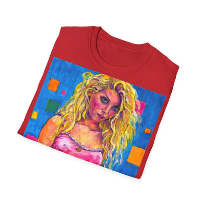 Unisex Softstyle T-Shirt - Motiv: Front Maria  H 49cm Korr2 sw