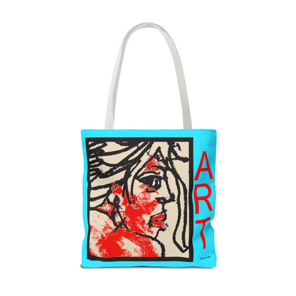 Tote Bag (AOP) - Motiv:  Front Ria & Rückseite Ria Blau