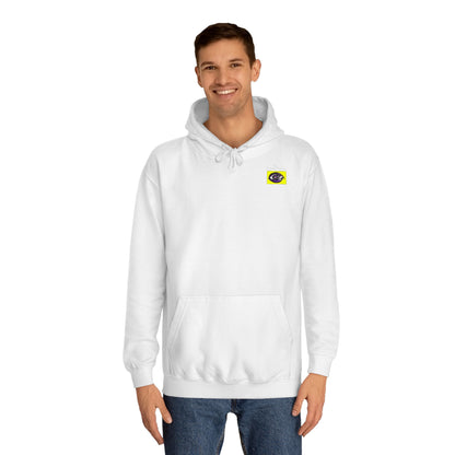 Unisex College Hoodie - Motiv: Front Auge & Rückseite Robert