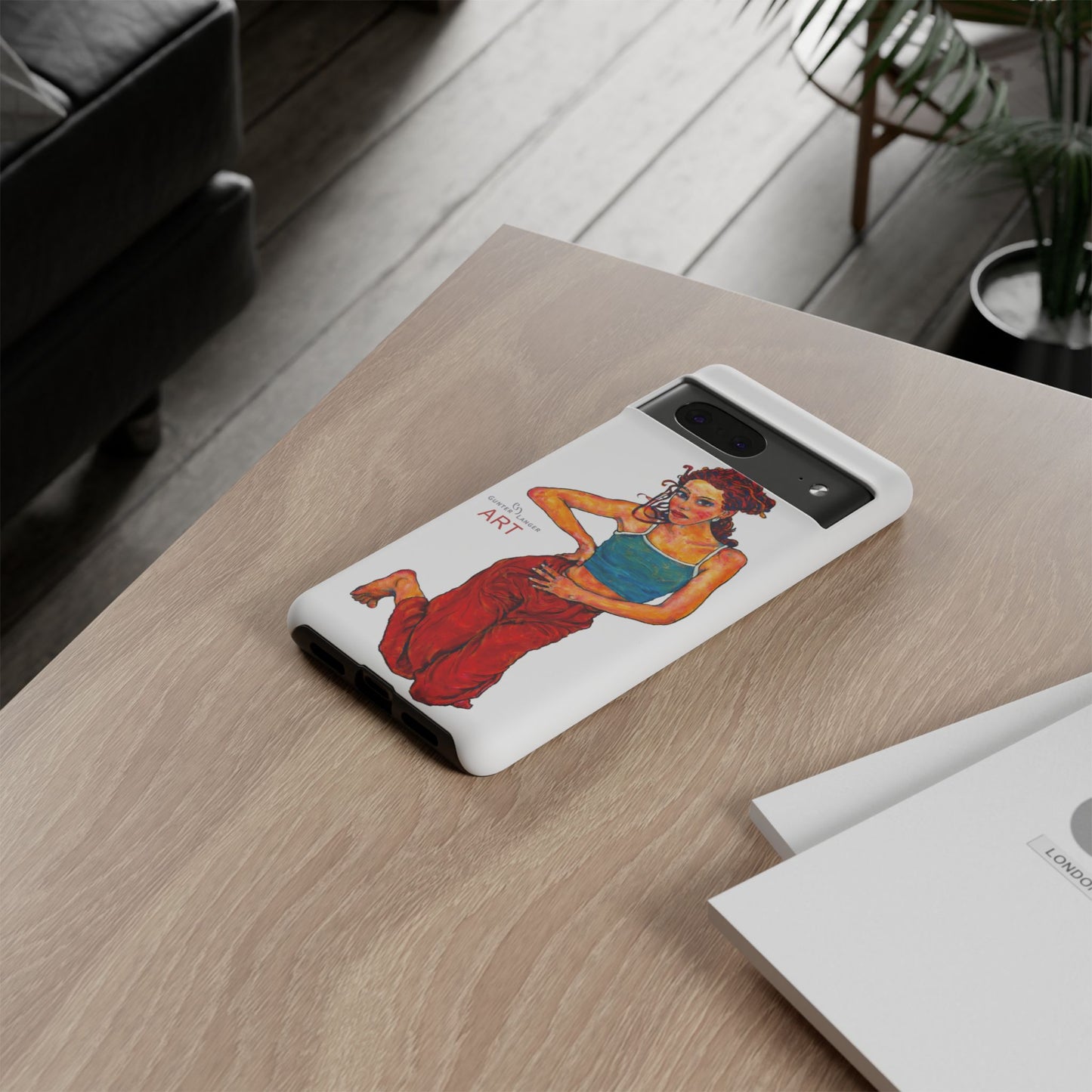 Tough Cases - Google Pixel - Samsung Galaxy - Motiv: Lea, Weiß