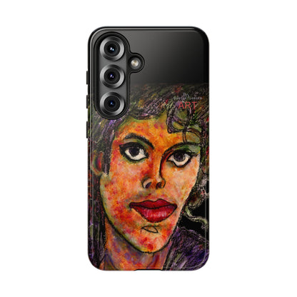 Tough Cases - Google Pixel - Samsung Galaxy - Motiv: MJ, Schwarz