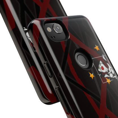 Tough Cases - Google Pixel - Samsung Galaxy - Motiv:  "Miau" klein H 8 cm, Sternenhimmel, Mikado3