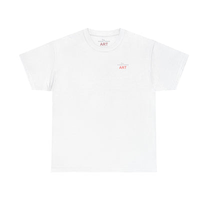 Unisex Heavy Cotton Tee - Motiv: Front Logo & Rückseite Lina, Neck Label