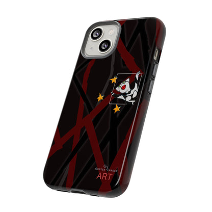 Tough Cases - iPhone - Motiv:  "Miau" klein H 8 cm, Sternenhimmel, Mikado3