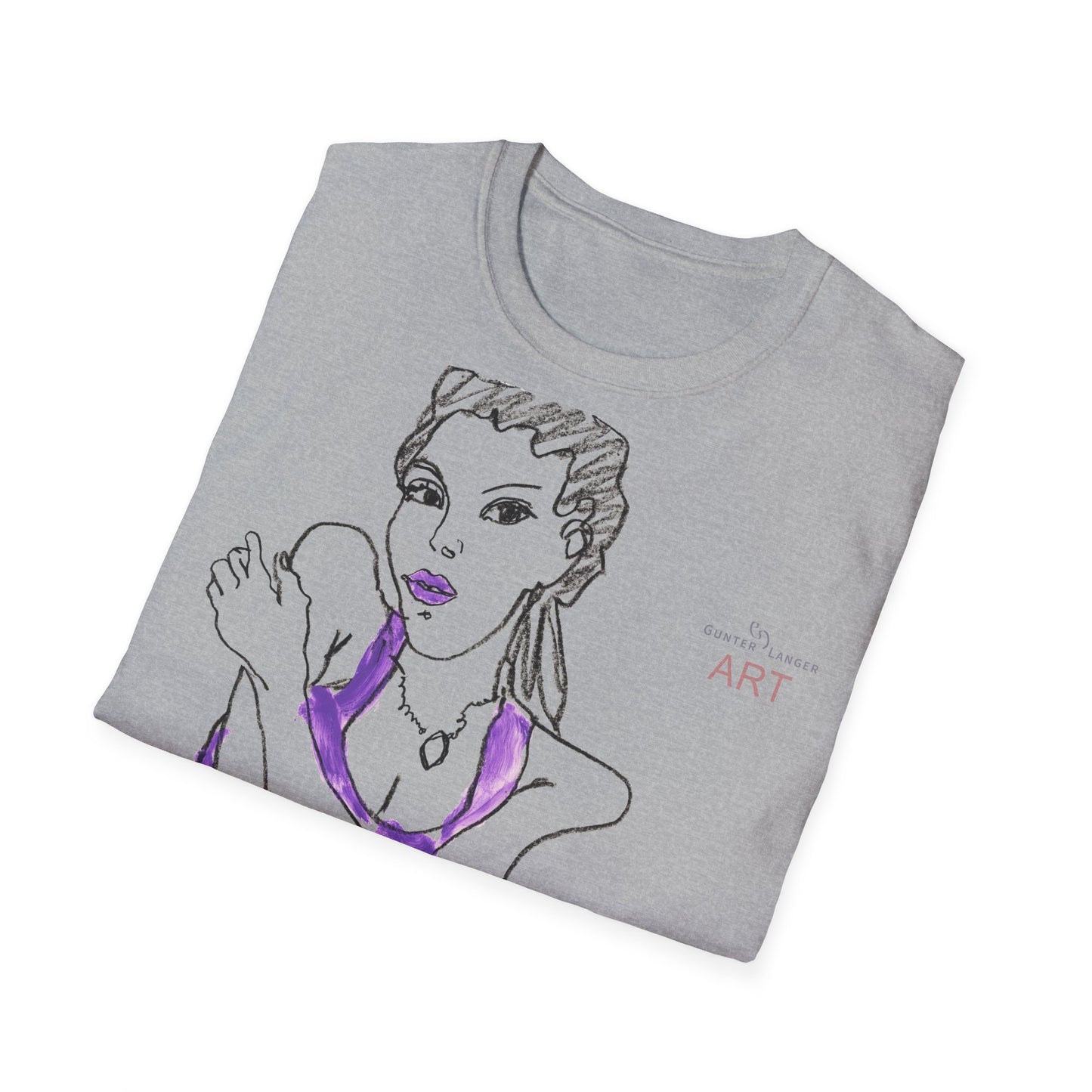 Unisex Softstyle T-Shirt - Motiv: Front "Carlotta"