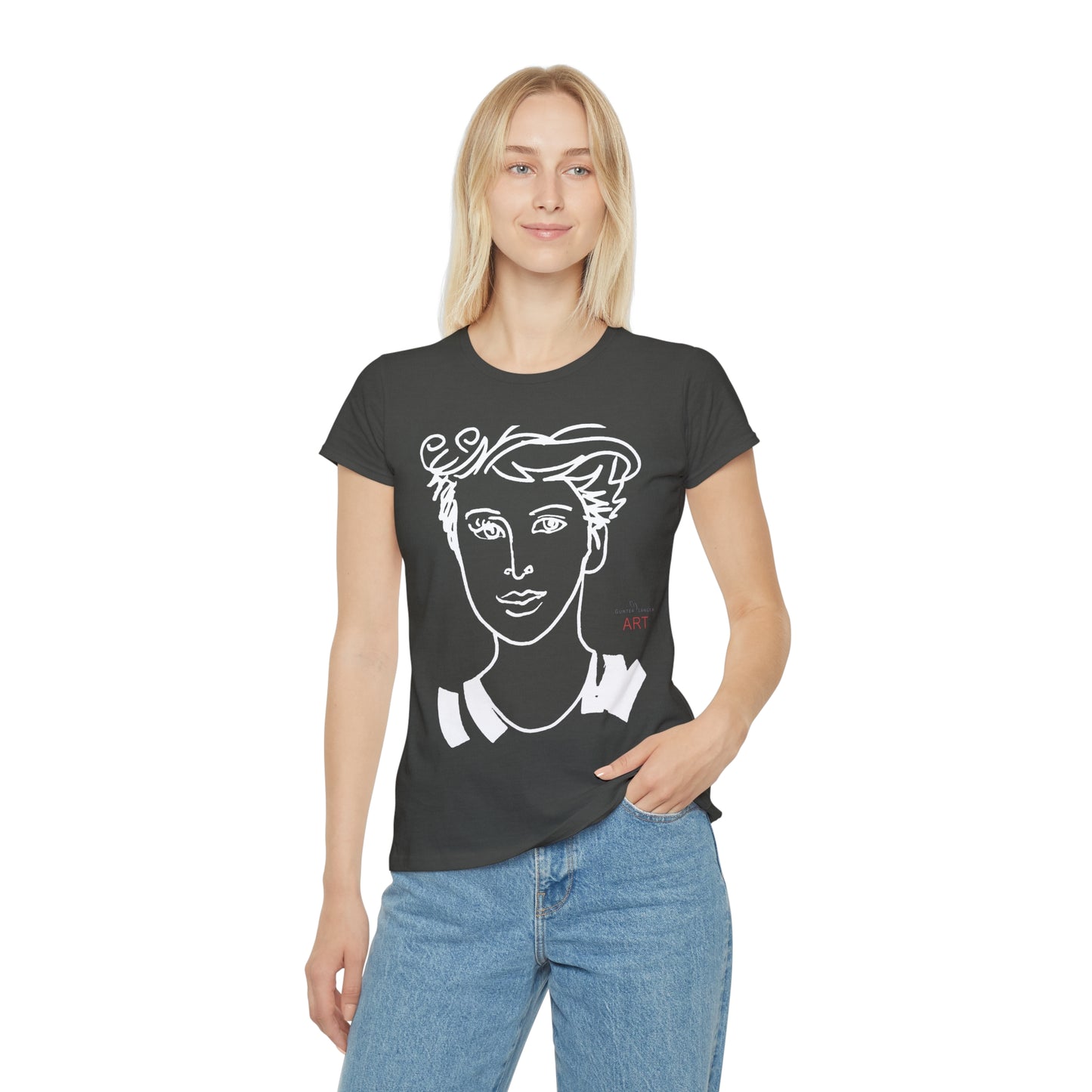 Women's Iconic T-Shirt - Motiv: Lars & Lars (weiß)
