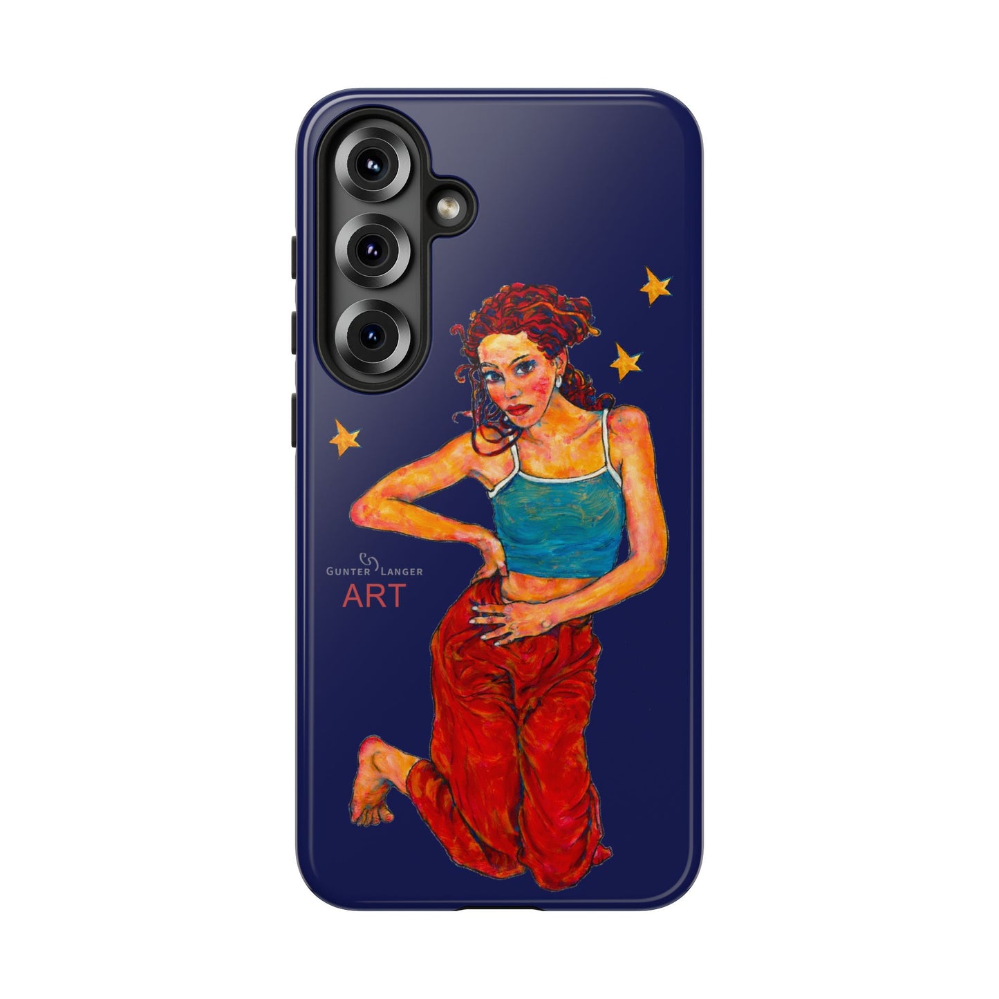 Tough Cases - Google Pixel - Samsung Galaxy - Motiv: Lea, Sternenhimmel