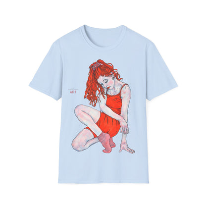 Unisex Softstyle T-Shirt - Motiv: Front Julia,  H 46 cm