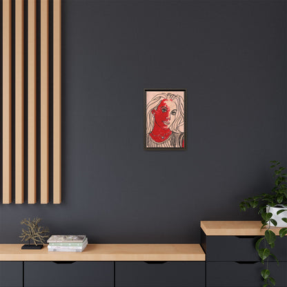 Matte Canvas, Framed (Multi-color) - Motiv: Christina, H 45,72 bis 76,20 cm