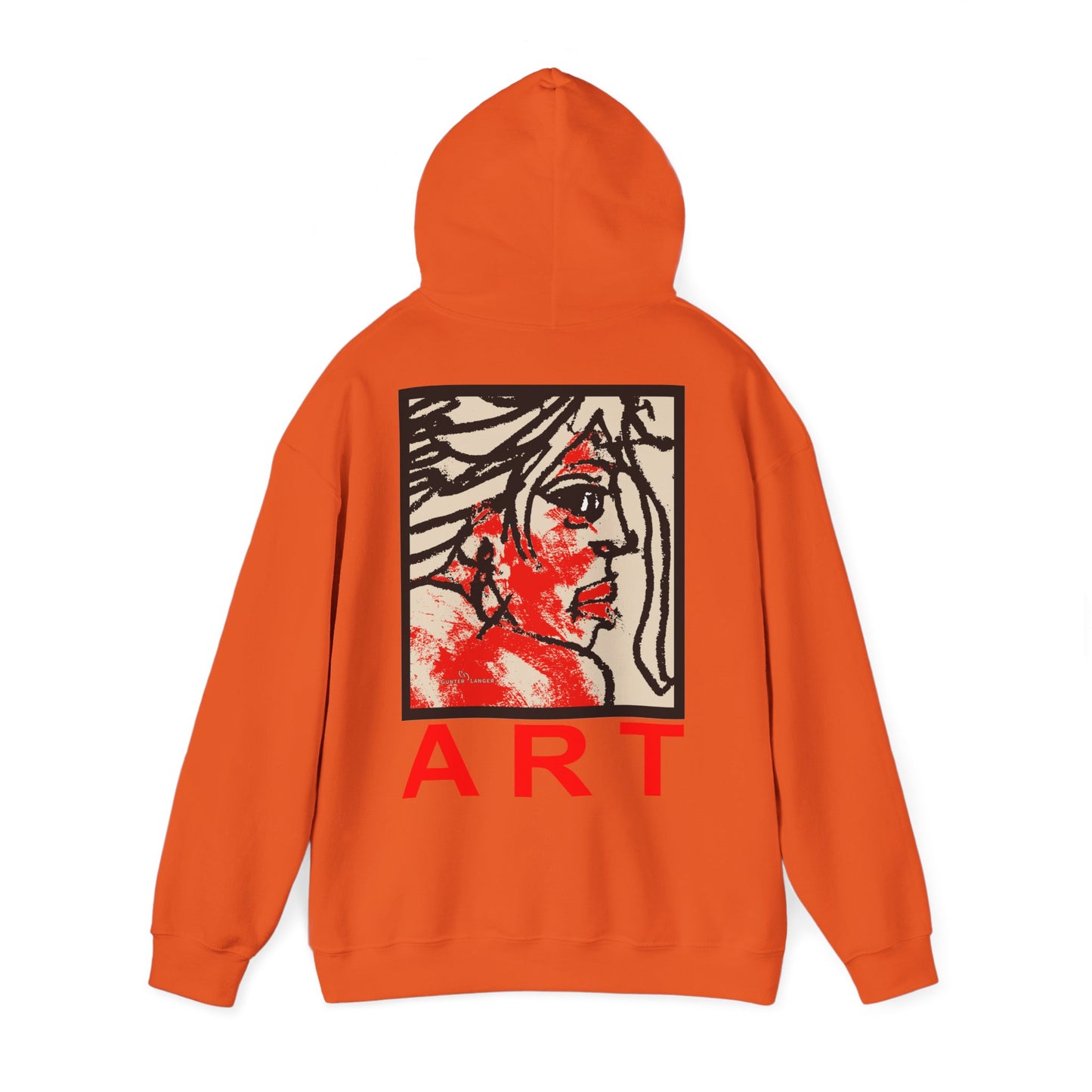Unisex Heavy Blend™ Hooded Sweatshirt - Motiv: Rückseite "Ria", H43 cm