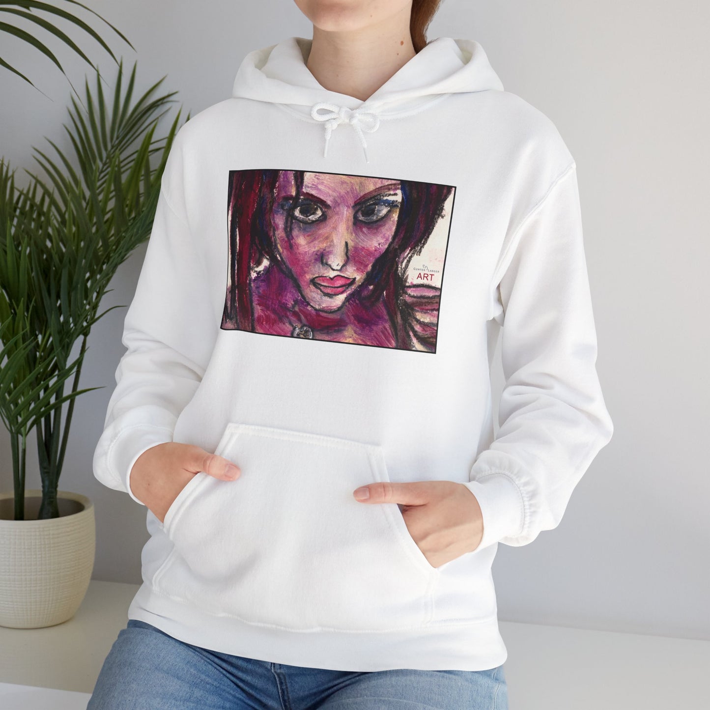 Unisex Heavy Blend™ Hooded Sweatshirt - Motiv Frontseite "Lola", H 19 cm