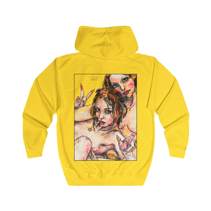 Unisex Full Zip Hoodie - Motiv: Front Camillal (klein) & Rückseite Camilla / Leni