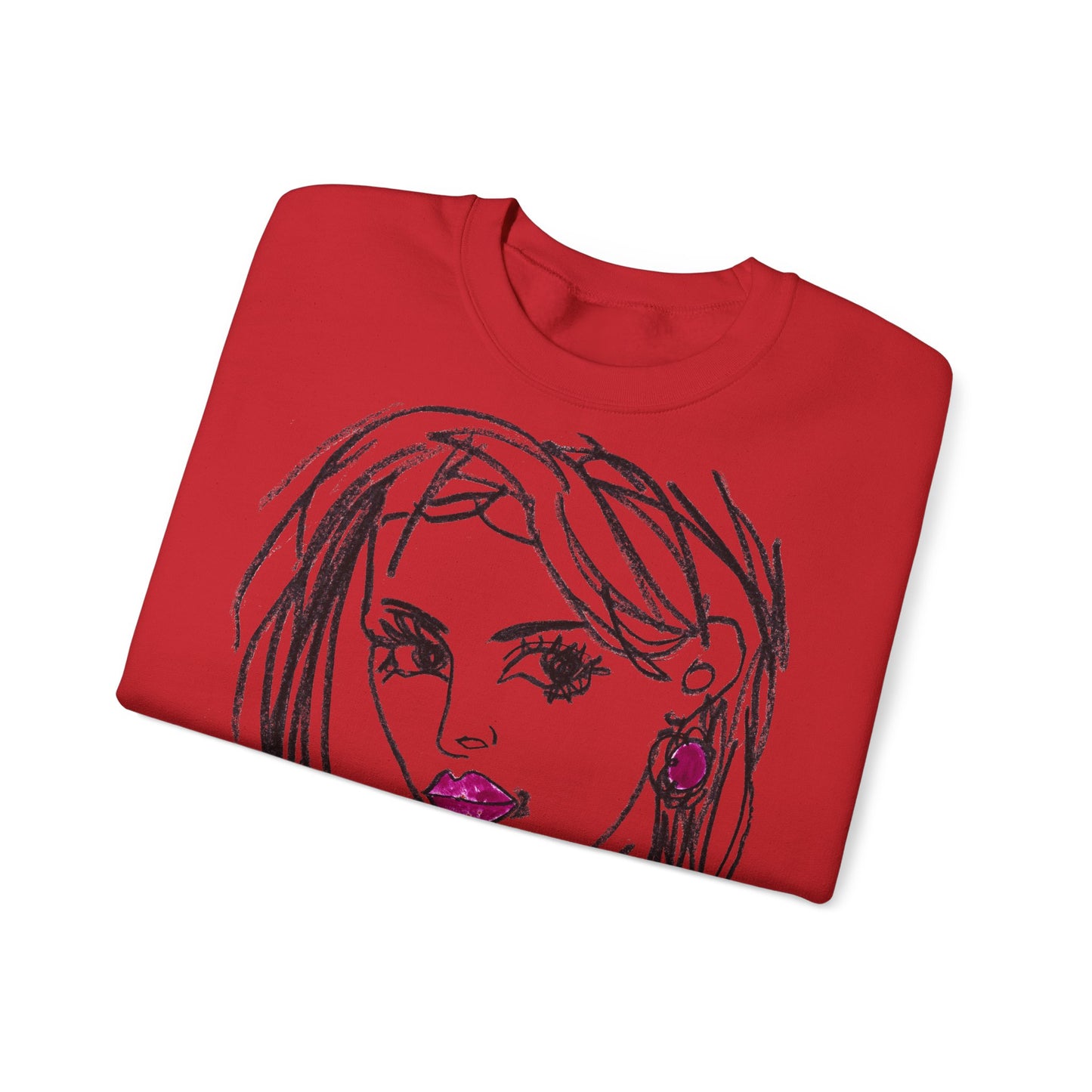 Unisex Heavy Blend™ Crewneck Sweatshirt - Motiv Front Raja