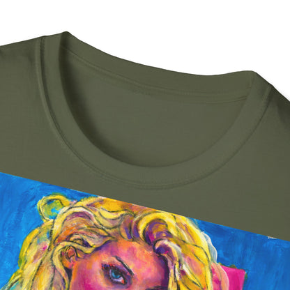 Unisex Softstyle T-Shirt - Motiv: Front Maria  H 49cm Korr2 sw