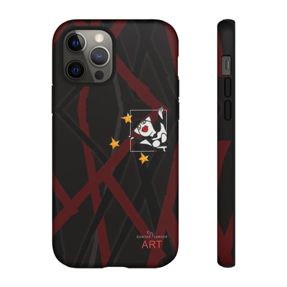 Tough Cases - iPhone - Motiv:  "Miau" klein H 8 cm, Sternenhimmel, Mikado3