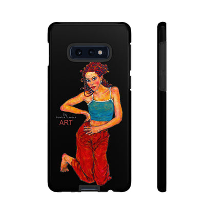 Tough Cases - Google Pixel - Samsung Galaxy - Motiv: Lea, Schwarz