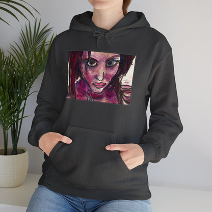 Unisex Heavy Blend™ Hooded Sweatshirt - Motiv Frontseite "Lola", H 19 cm