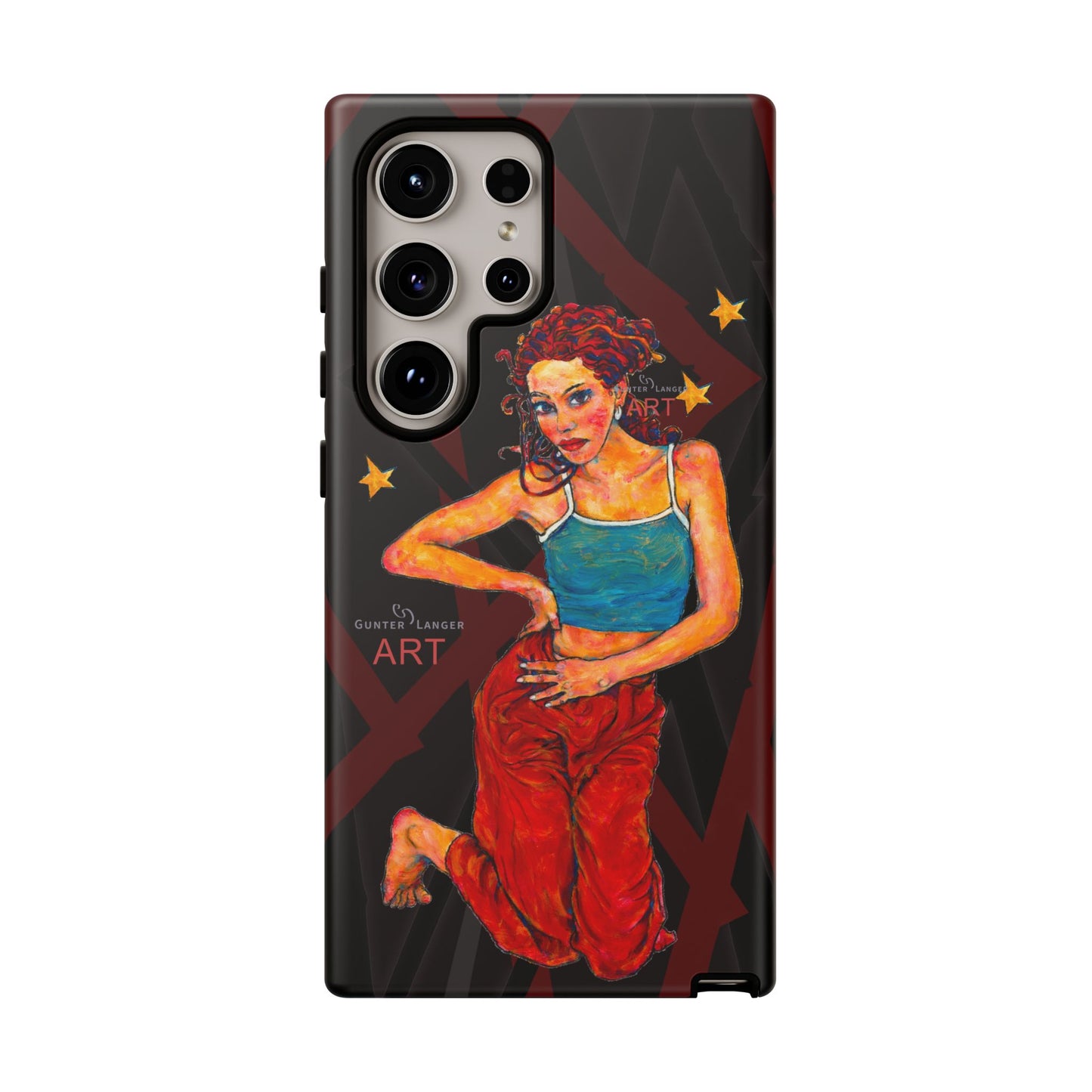 Tough Cases - Google Pixel - Samsung Galaxy - Motiv: Lea, Sternenhimmel, Mikado3