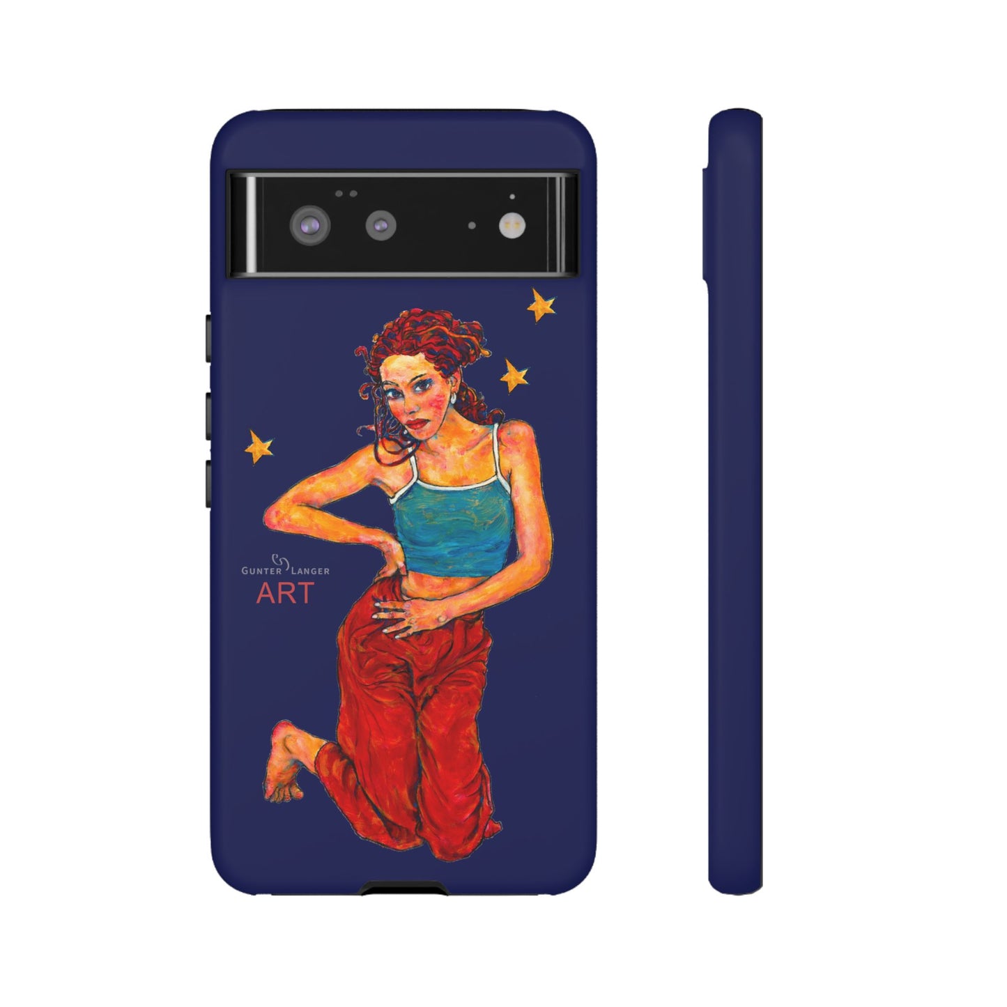 Tough Cases - Google Pixel - Samsung Galaxy - Motiv: Lea, Sternenhimmel