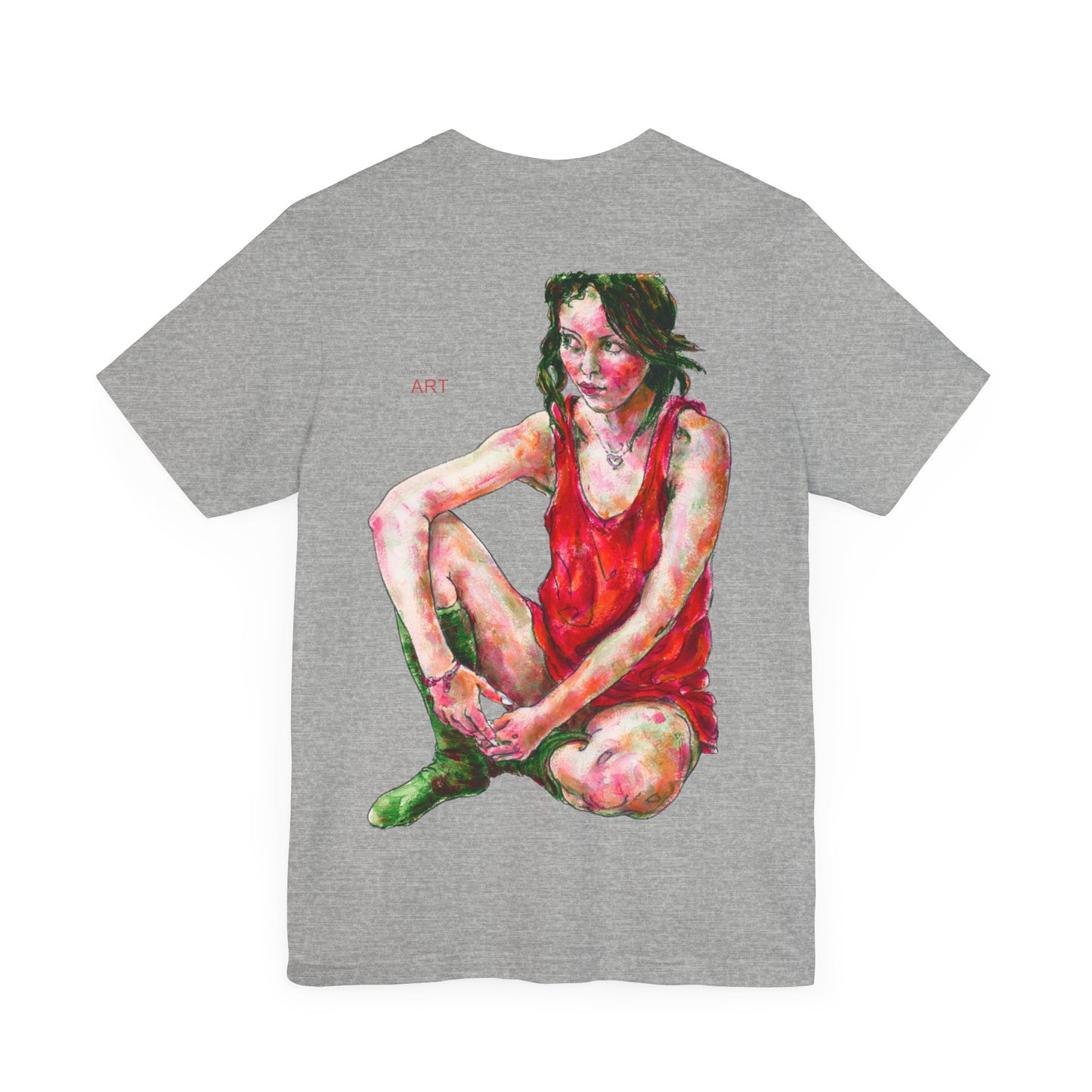 Unisex Jersey Short Sleeve Tee - Motiv: Front Alea (Ausschnitt) & Rückseite  Alea