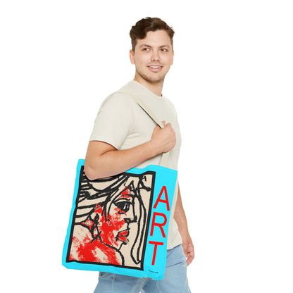 Tote Bag (AOP) - Motiv:  Front Ria & Rückseite Ria Blau