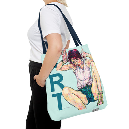 Tote Bag (AOP) - Motiv: Siegesgöttin, Flieder