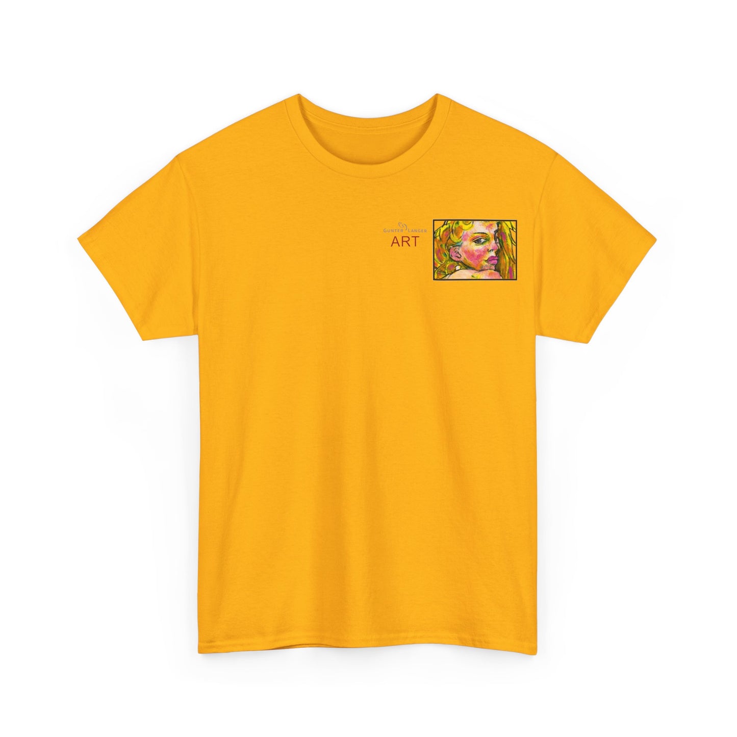 Unisex Heavy Cotton Tee - Motiv: Romina, H 7 cm