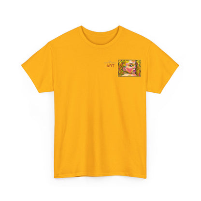 Unisex Heavy Cotton Tee - Motiv: Romina, H 7 cm