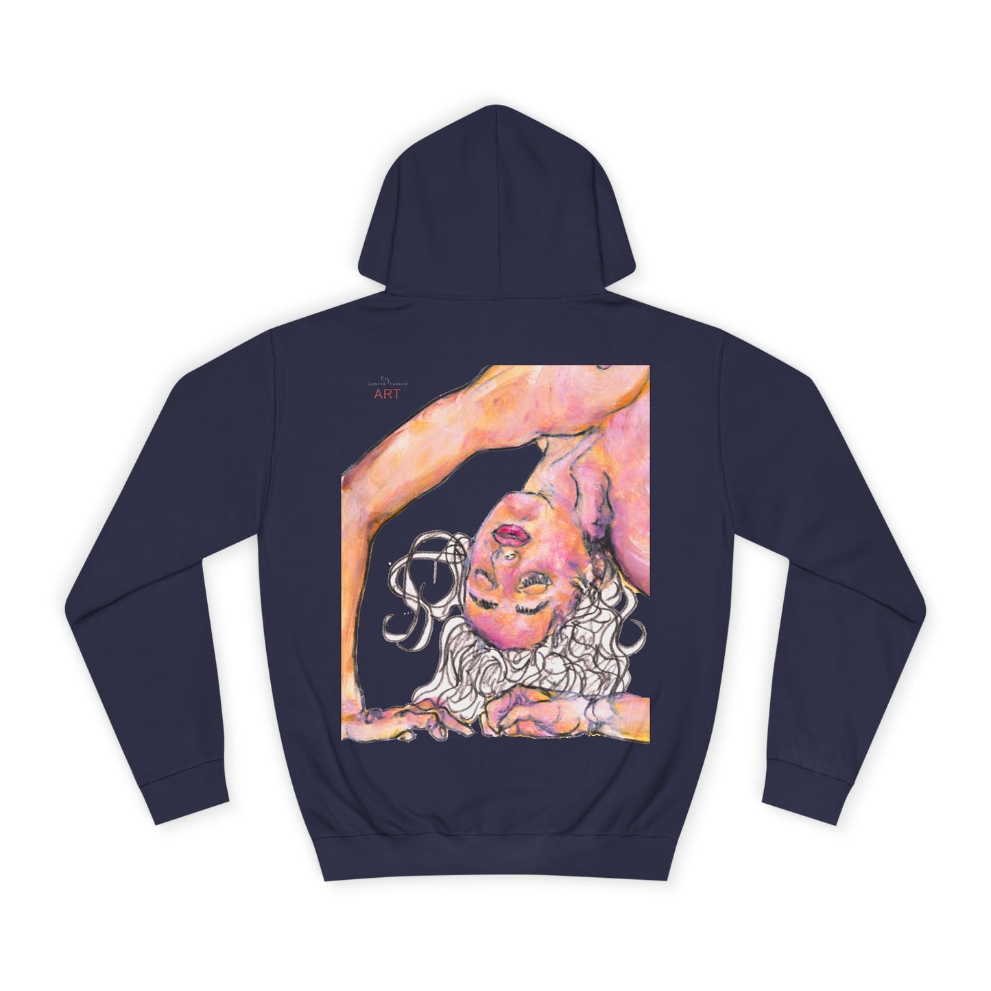 Unisex College Hoodie - Motiv: Rückseite Hanna, frei