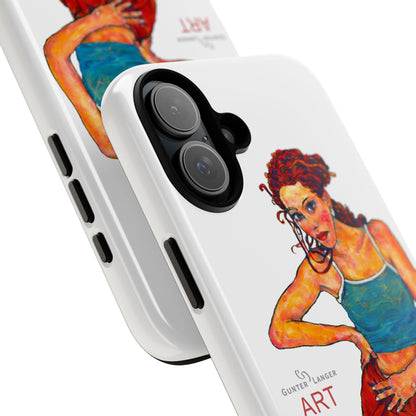 Tough Cases - iPhone - Motiv: Lea, Weiß