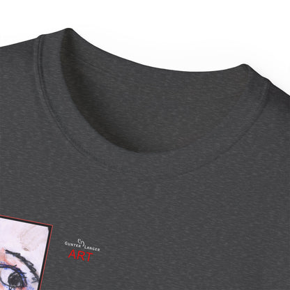 Unisex Ultra Cotton Tee - Motiv: Front Annette (Ausschnitt) & Rückseite Annette
