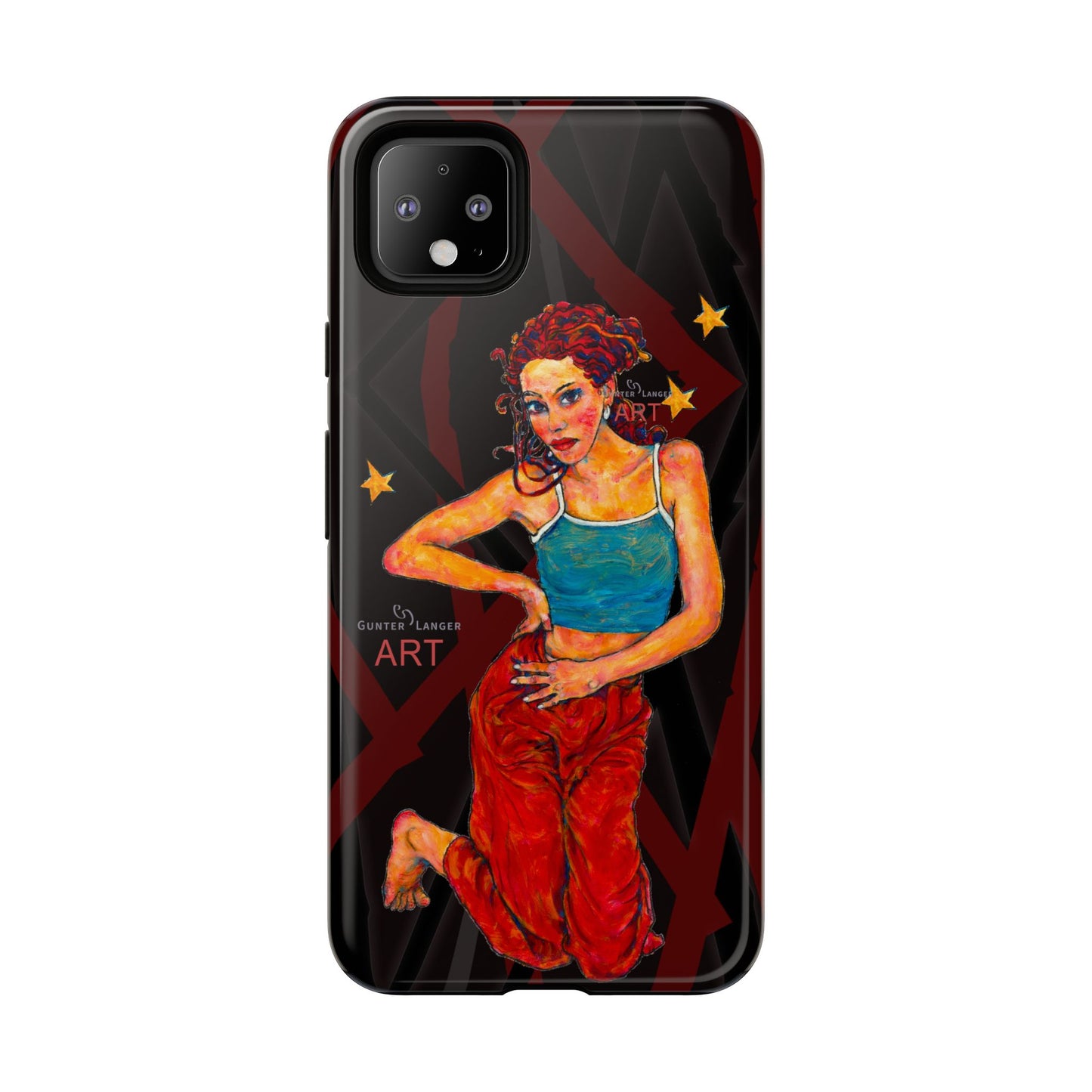 Tough Cases - Google Pixel - Samsung Galaxy - Motiv: Lea, Sternenhimmel, Mikado3