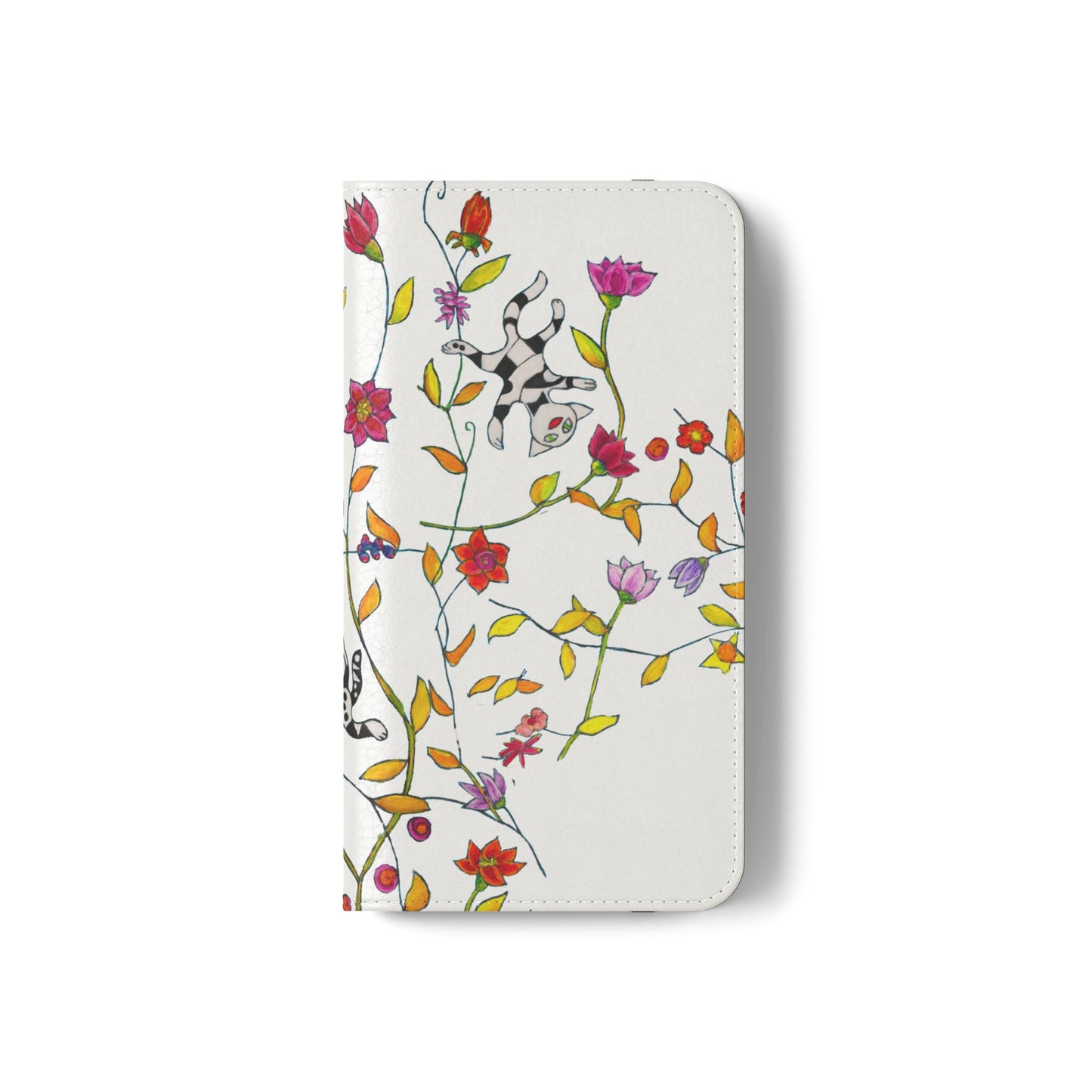 Flip Cases - Motiv: Drei Karierte Katzen auf weiß