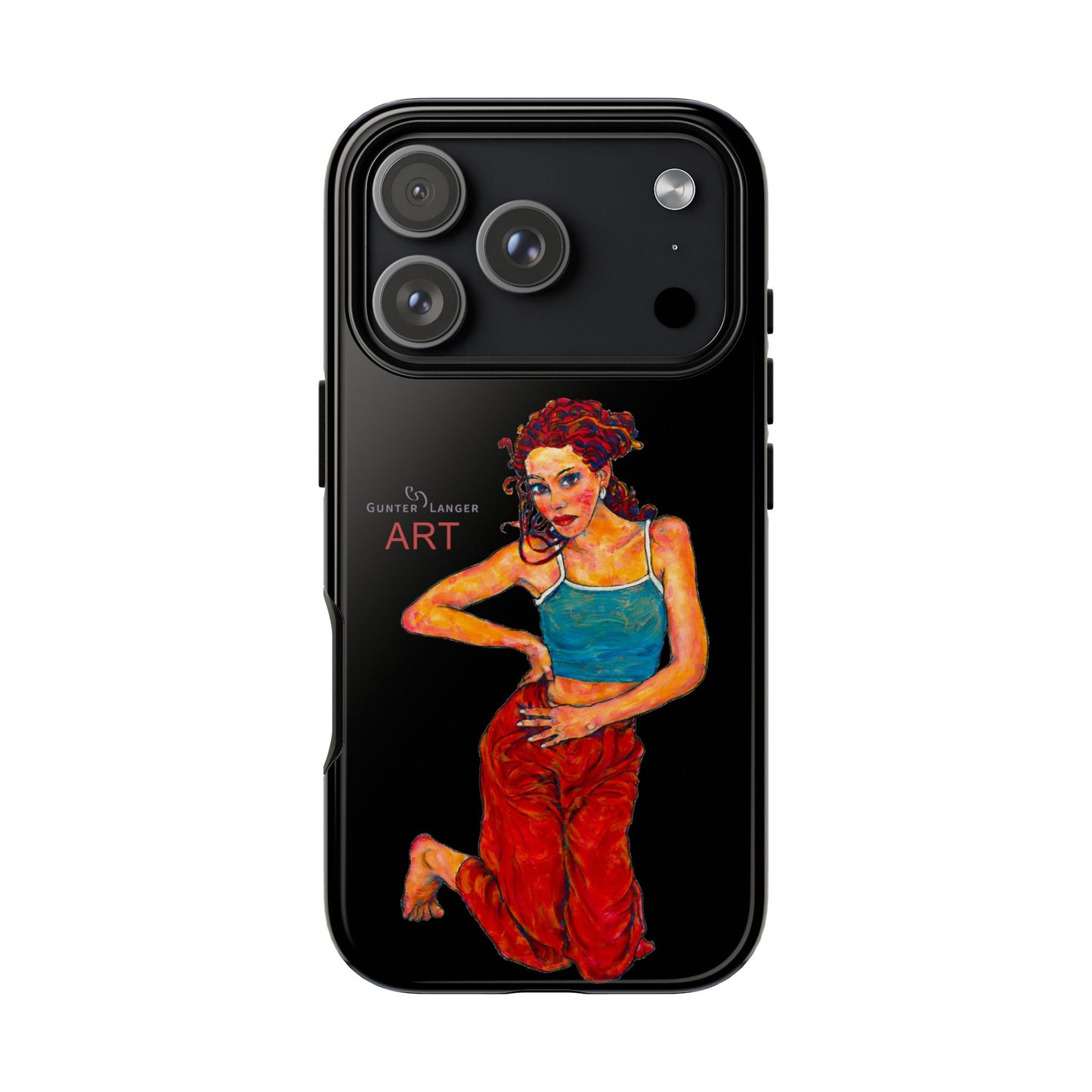 Tough Cases - iPhone - Motiv: Lea, Schwarz