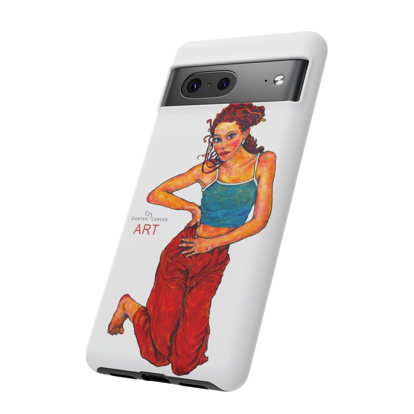 Tough Cases - Google Pixel - Samsung Galaxy - Motiv: Lea, Weiß