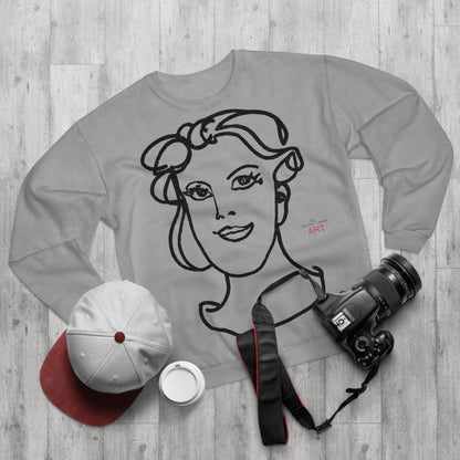 Unisex Crew Neck Sweatshirt (EU) - Motiv: Front Gia & Rückseite Gia