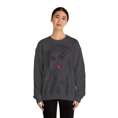 Unisex Heavy Blend™ Crewneck Sweatshirt - Motiv Front Raja