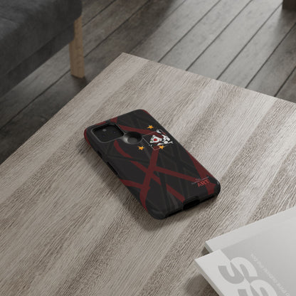 Tough Cases - Google Pixel - Samsung Galaxy - Motiv:  "Miau" klein H 8 cm, Sternenhimmel, Mikado3