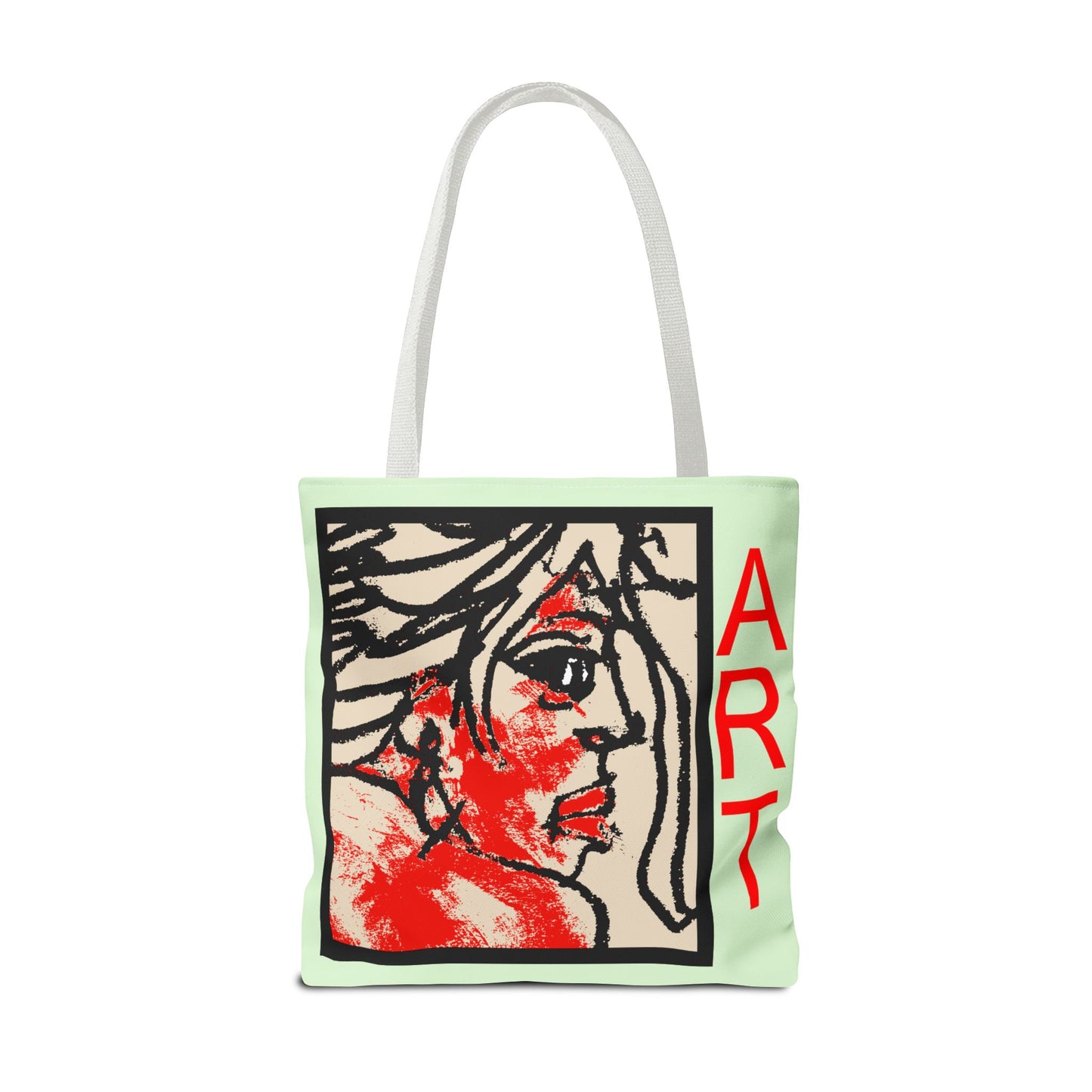 Tote Bag (AOP) - Motiv:  Front Ria & Rückseite Ria Grün