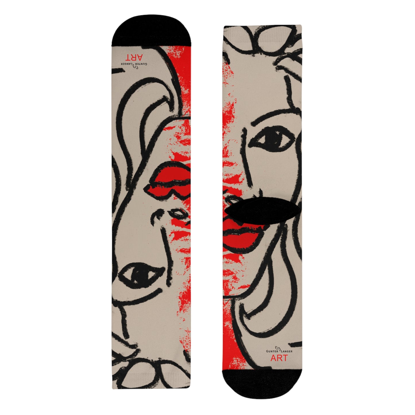 Sublimation Crew Socks (EU) - Motiv: Louisa