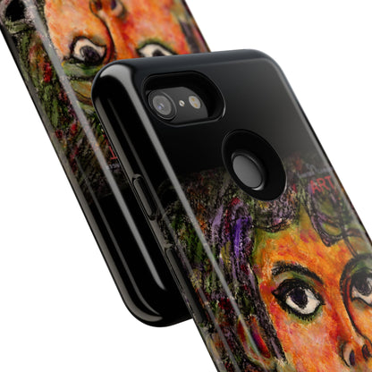 Tough Cases - Google Pixel - Samsung Galaxy - Motiv: MJ, Schwarz