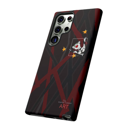 Tough Cases - Google Pixel - Samsung Galaxy - Motiv:  "Miau" klein H 8 cm, Sternenhimmel, Mikado3