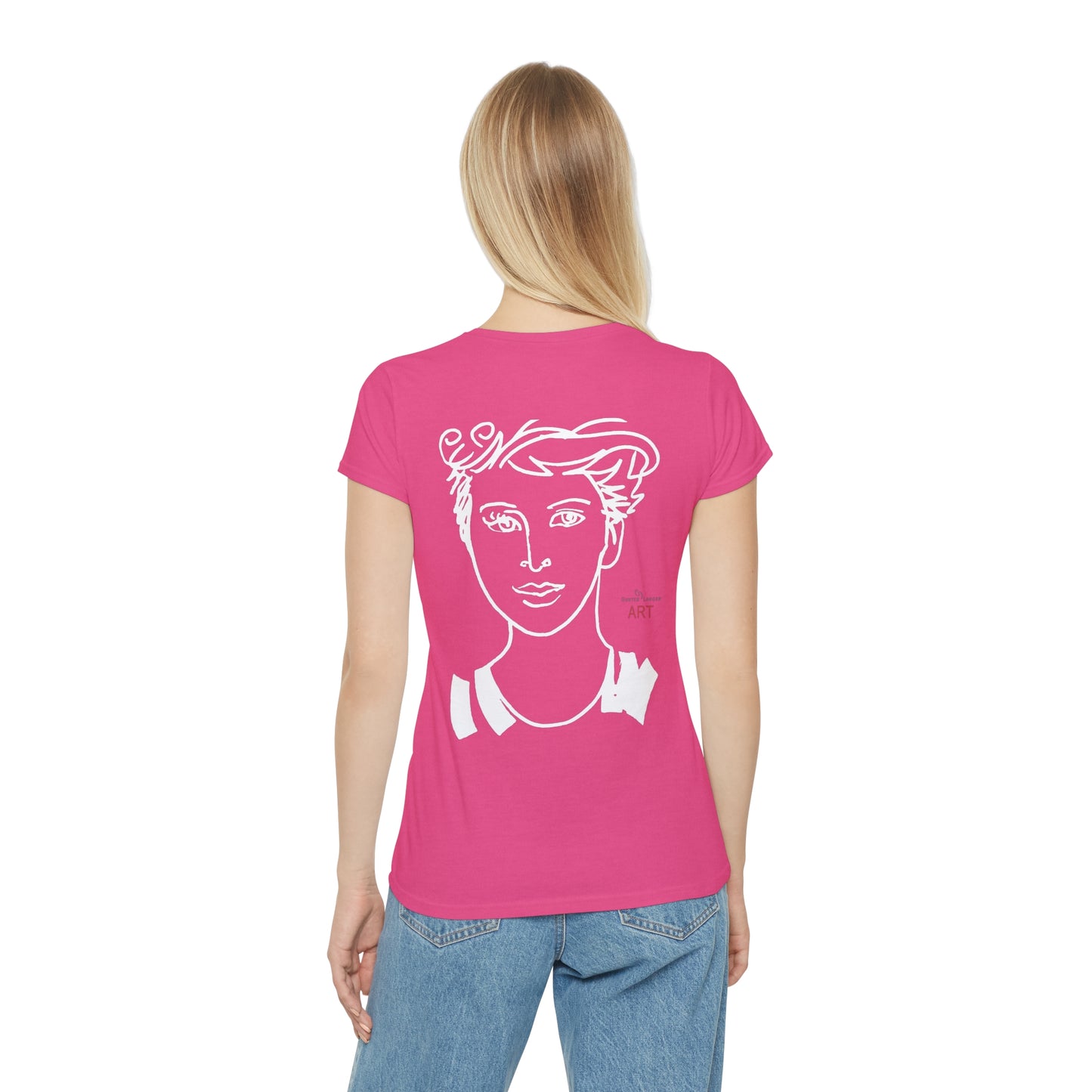 Women's Iconic T-Shirt - Motiv: Lars & Lars (weiß)