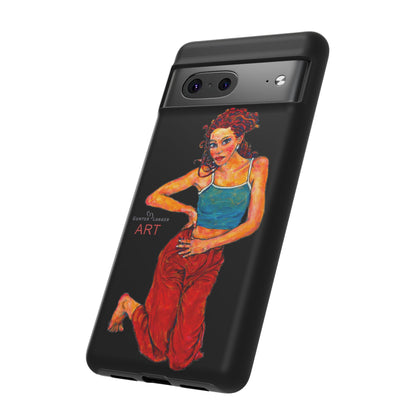 Tough Cases - Google Pixel - Samsung Galaxy - Motiv: Lea, Schwarz