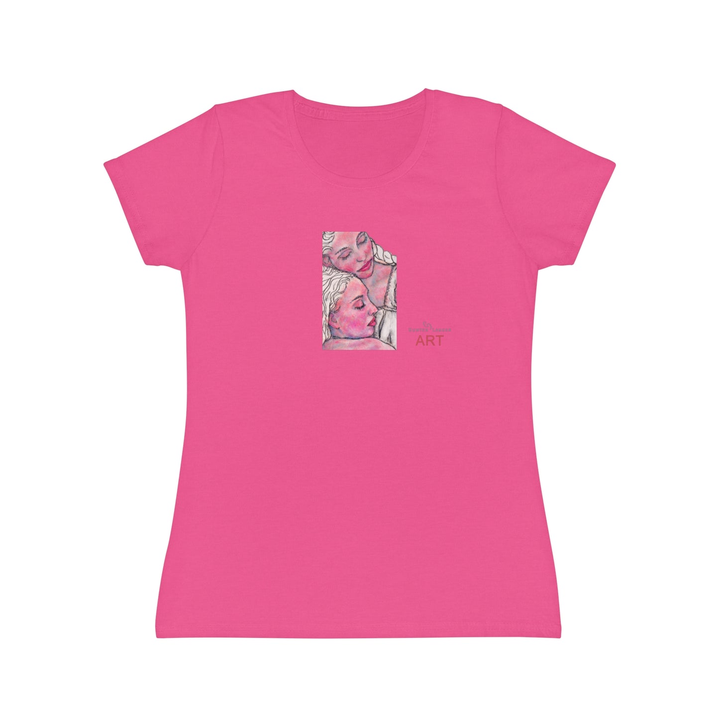 Women's Iconic T-Shirt - Motiv: Zuflucht (klein) & Zuflucht (groß)