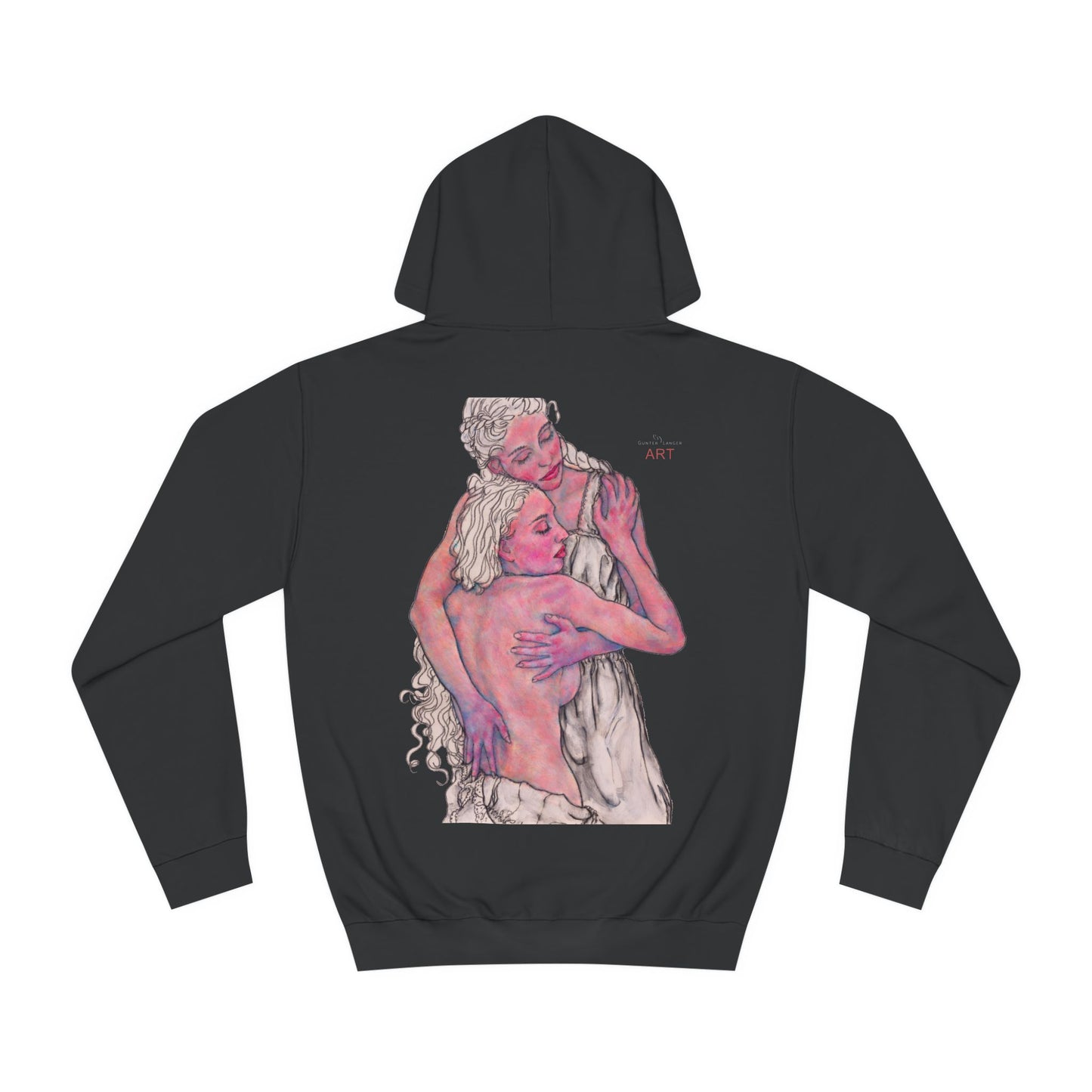 Unisex College Hoodie - Motiv: Front Zuflucht & Rückseite Zuflucht