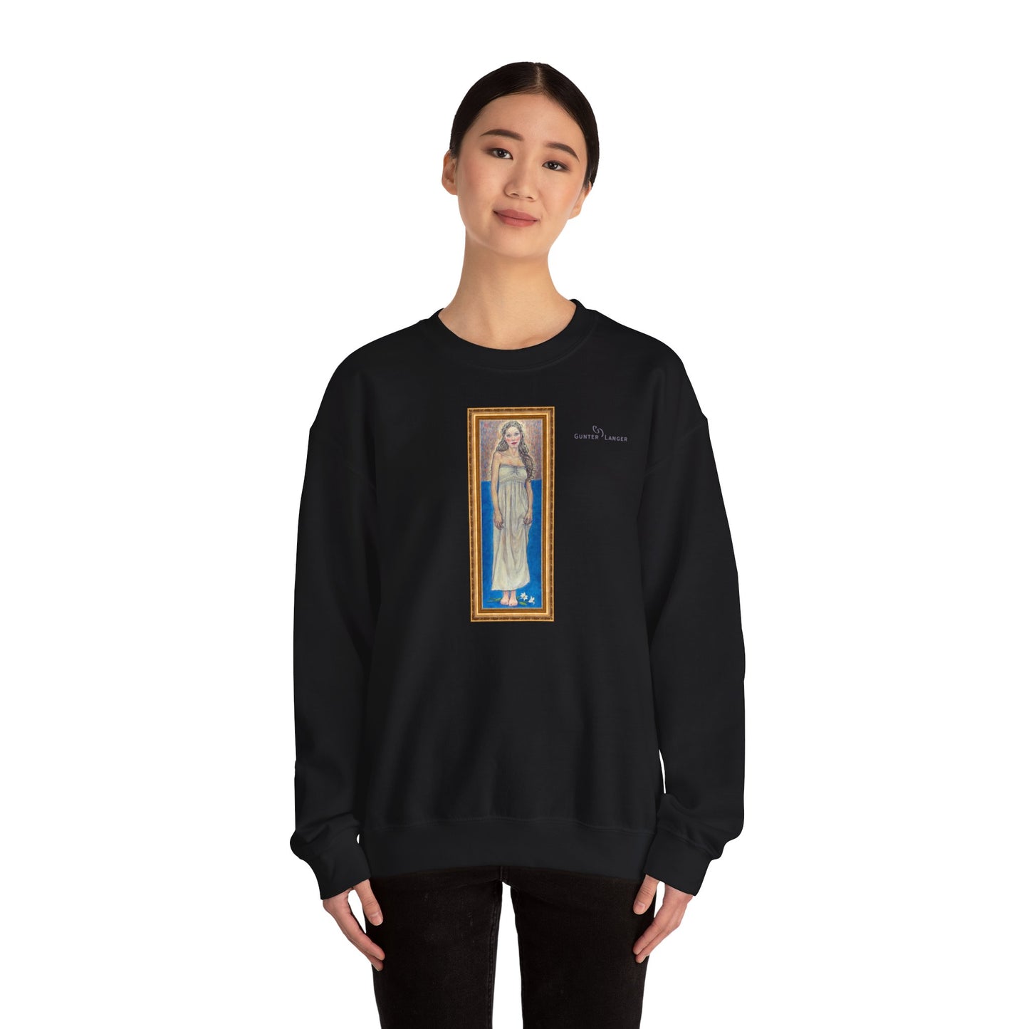 Unisex Heavy Blend™ Crewneck Sweatshirt - Motiv: Front Marie (gerahmt)