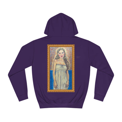 Unisex College Hoodie - Motiv: Front Marie (Ikone) & Rückseite Marie (Rahmen)